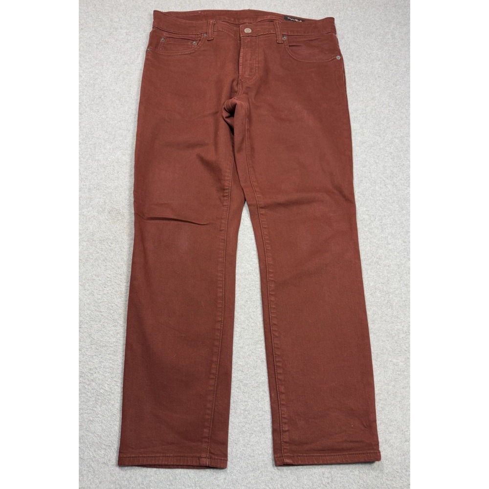 Bonobos Mens Jeans. 32x28. Dark rust color.